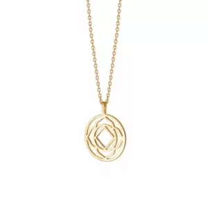 Image of Daisy London Jewellery 18ct Gold Plated Sterling Silver Base Chakra Necklace 18Ct Gold Plate