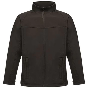 Image of Professional UPROAR Interactive Softshell Jacket mens Sweatshirt in Black - Sizes UK S,UK M,UK L,UK XL,UK XXL,UK 3XL,EU 5XL