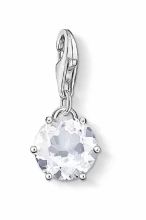 Image of Ladies Thomas Sabo Sterling Silver Charm Club April Charm 1257-197-14