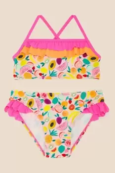Image of Fruit Print Bikini Set