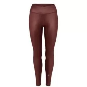 Image of Nike Dri-Fit One Leggings Womens - Brown