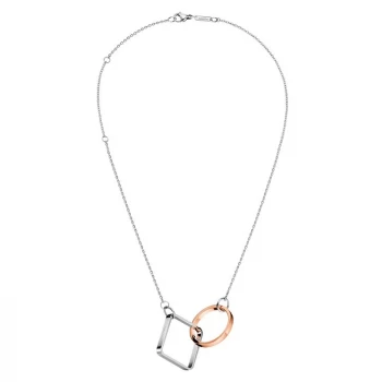 Image of Calvin Klein Wonder Stainless Steel & Rose Gold PVD Necklace