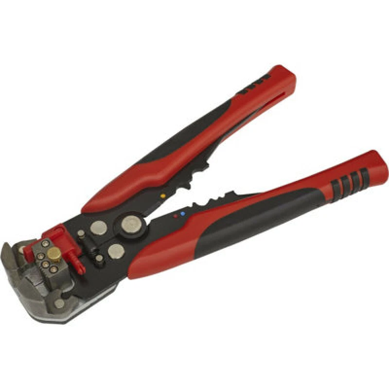 Image of Loops Heavy Duty Automatic Wire Stripping Tool - 0.2mm to 6mm² Cables - Steel Jaws Metallics