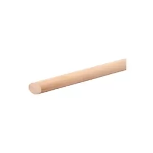 Image of Beech Dowel Smooth Wood Rod Pegs 10cm - Diameter 8mm - Pack of 20