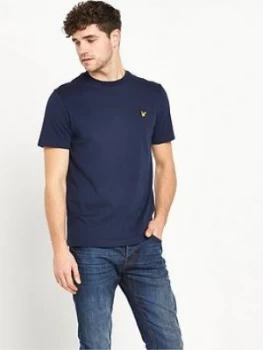 Image of Lyle & Scott Classic Short Sleeve T-Shirt, Navy, Size S, Men