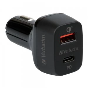 Image of Verbatim Dual Ports Fast Charging Car Charger 65815