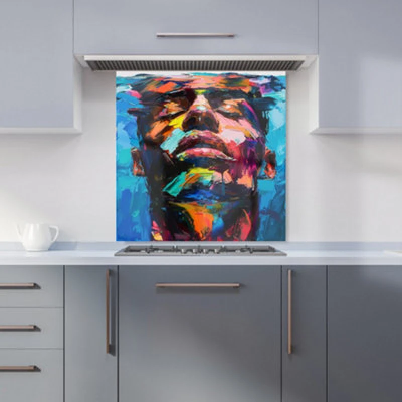 Image of Warren Reed - Designer Abstract Ornament Pattern Tea Towel in Grey Grey Unisex