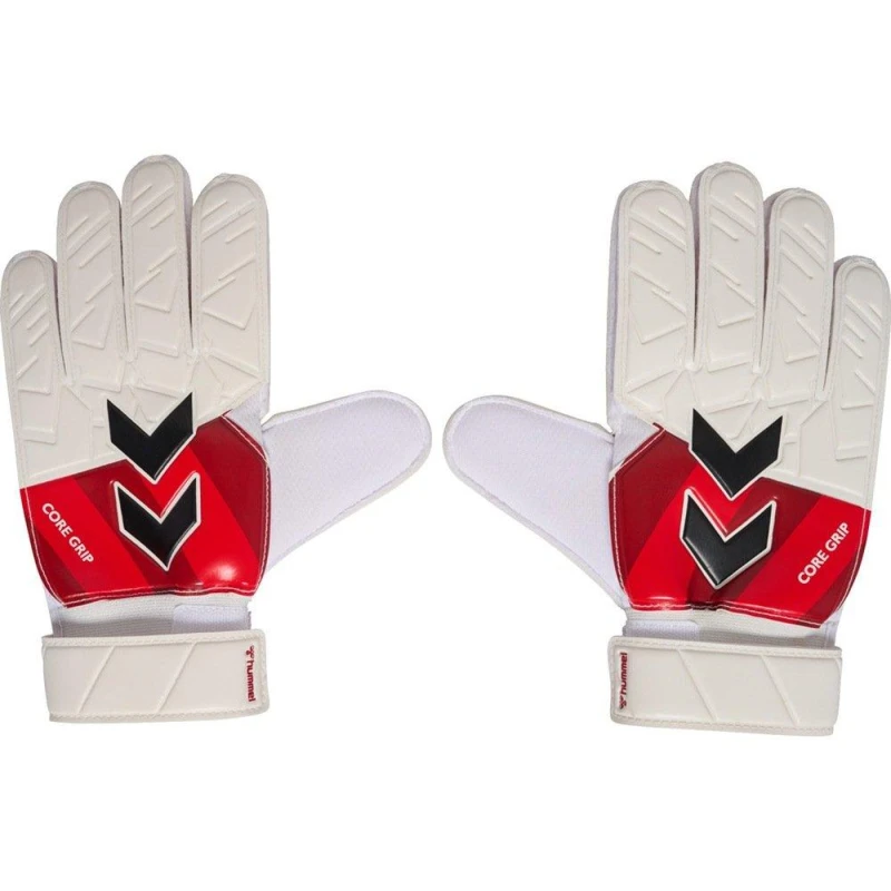 Image of Hummel Goalkeeper Football Gloves White/Red unisex 11