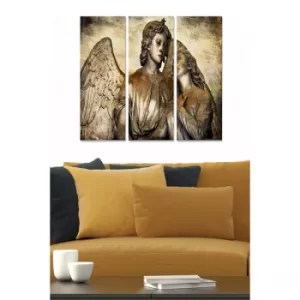 Image of MDF2806204 Multicolor Decorative MDF Painting (3 Pieces)