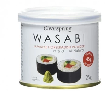 Image of Clearspring Japanese Wasabi Powder - Tin - 25g x 6