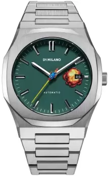 Image of D1 Milano Watch Automatico Retro Green