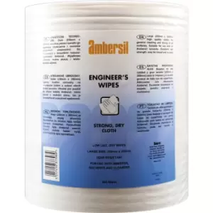 Image of Ambersil 33353-AA Engineers Wipes 250 x 300mm - 400 Wipes