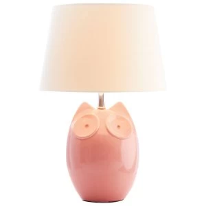 Image of Village At Home Hector Table Lamp - Pink