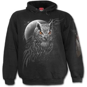 Image of Wings of Wisdom Mens Small Hoodie - Black