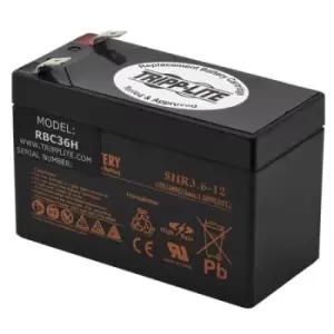 Image of Tripp Lite RBC36H UPS Replacement Battery Cartridge for Select AVR550U/AVRX550U UPS Systems 12V
