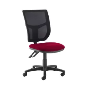Image of Dams MTO Altino 2 Lever High Mesh Back Operators Chair with No Arms - Ocean Blue