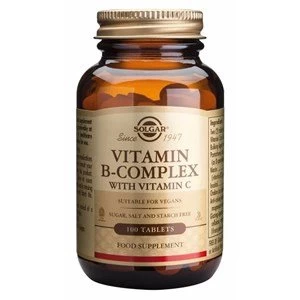 Image of Solgar Vitamin B Complex with Vitamin C Tablets 100 tablets