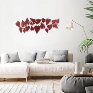 Image of Hearts Multicolor Decorative Metal Wall Accessory
