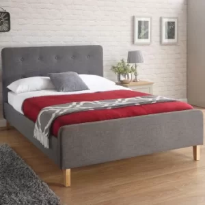 Image of Ashbourne Fabric Bed Frame Grey