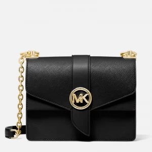 Image of Michael Kors Womens Greenwich Small Cross Body Bag - Black