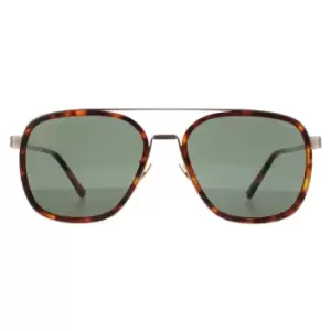 Image of Aviator Shiny Red Havana Green SPLC49 Lewis 21 Sunglasses