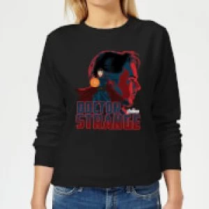 Image of Avengers Doctor Strange Womens Sweatshirt - Black - S