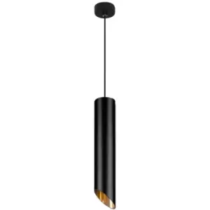 Image of Netlighting Merano Houston Slim Pendant Ceiling Light Sandy Black Aluminium Outs