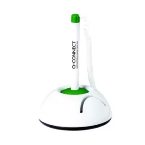 Image of Q-Connect Antibacterial Reception Pen w/Paper Holder Plus x3 Ink Blue