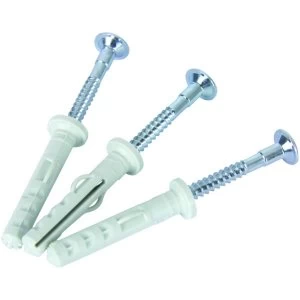 Image of Wickes Nailable Plugs For Wickes Galvanised Stud Walling - 35mm Pack of 25