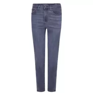 Image of Levis 724 Straight Jeans - Black Wor