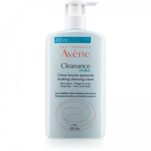 Image of Avene Cleanance Hydra Soothing Cleansing Cream For Skin Left Dry And Irritated By Medicinal Acne Treatment 400ml