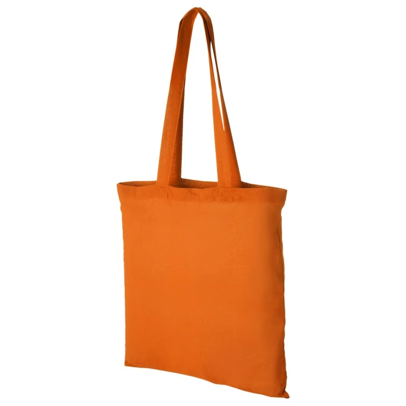 Image of Bullet Womens Peru Cotton Tote in Orange Orange Female One Size