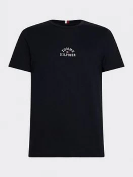 Image of Tommy Hilfiger Arch T-Shirt - Navy