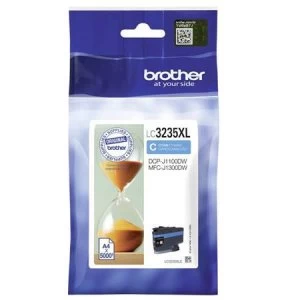 Image of Brother LC3235XL Cyan Ink Cartridge