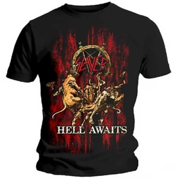 Image of Slayer - Hell Awaits Unisex XX-Large T-Shirt - Black