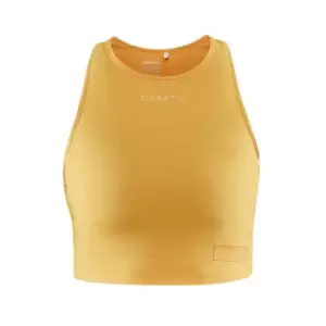 Image of Craft Womens/Ladies Pro Hypervent Crop Top (S) (Yellow)