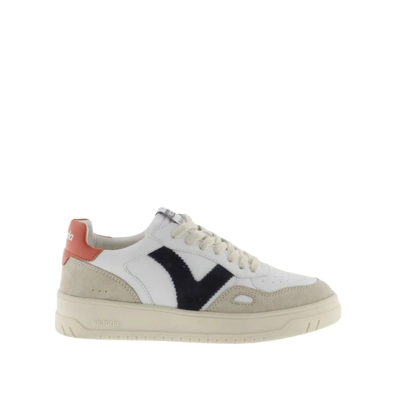 Image of Victoria Leather effect and split leather Trainers Victoria Seul Blanc Unisex 40