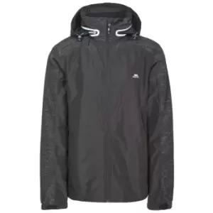 Image of Trespass Mens Prominent Active Jacket (S) (Reflective Print Black)