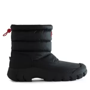 Image of Hunter Mens Intrepid Short Snow Boots Black UK 8
