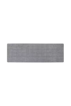 Image of Elegance Range Indoor Machine Washable Runner Doormat 50 x 150cm Grey