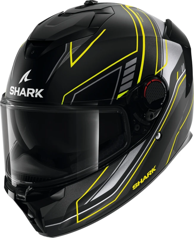 Image of Shark Spartan GT Pro Toryan Helmet, black-grey-yellow, Size S for Men
