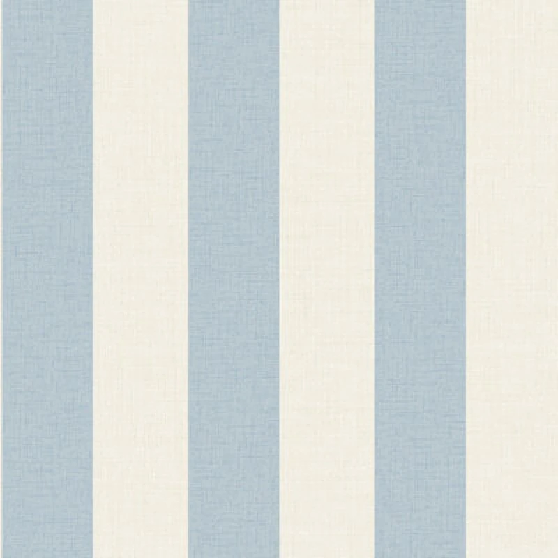 Image of Grandeco Classic Wide Textured Stripe Wallpaper 10m x 53cm Blue MN4007