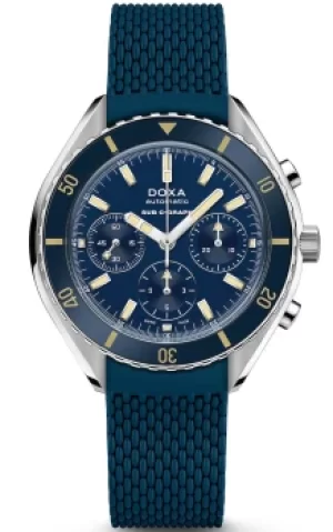 Image of Doxa Watch SUB 200 C-Graph Caribbean Rubber