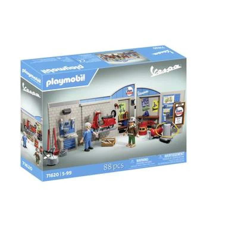 Image of PLAYMOBIL Playmobil 60-PC Vespa workshop 71620 71620