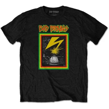 Image of Bad Brains - Capitol Strike Unisex Medium T-Shirt - Black