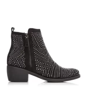 Image of Moda in Pelle Beria Ankle Boots - Black