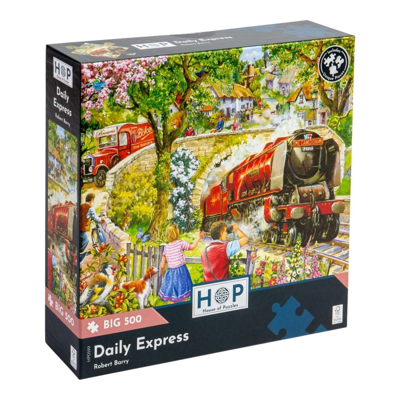 Image of The House Of Puzzles Daily Express, BIG 500 Piece Jigsaw Puzzle Multi unisex