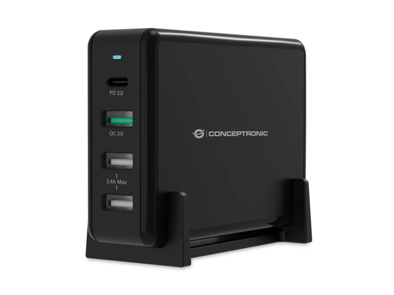 Image of Conceptronic OZUL 4-Port 65W USB PD Desktop Charger