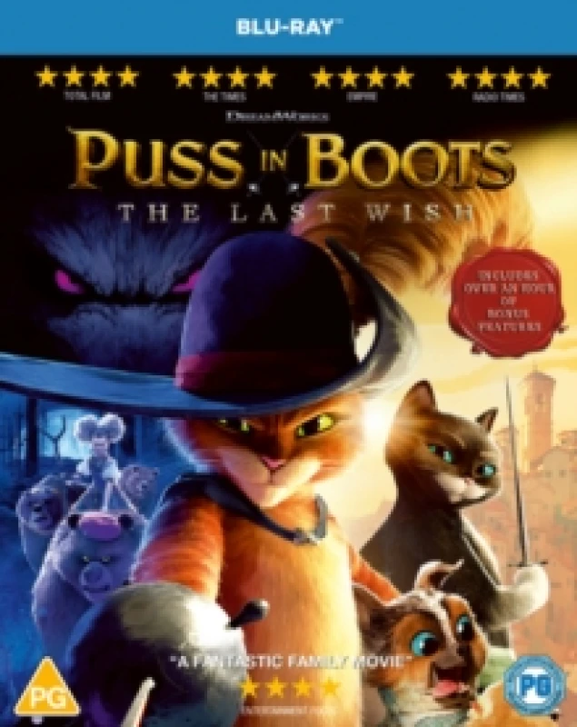 Image of Puss in Boots: The Last Wish Bluray 5053083256661