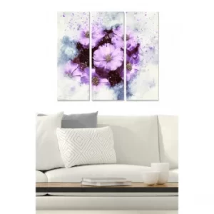 Image of MDF2715798 Multicolor Decorative MDF Painting (3 Pieces)